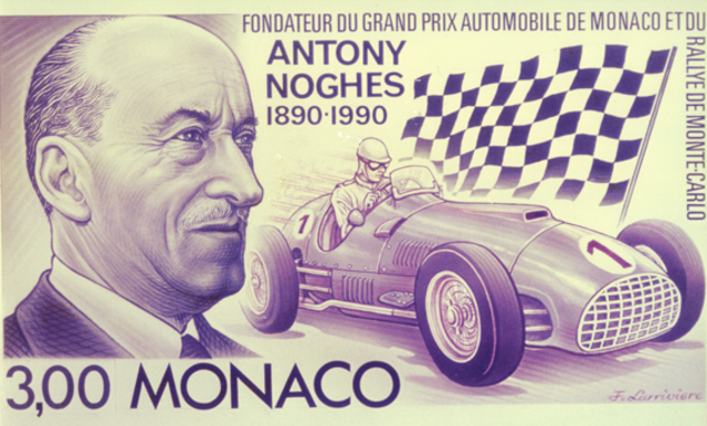 Anthony Noghes, impulsor del Grand Prix, hoy una de las curvas del circuito lleva su nombre