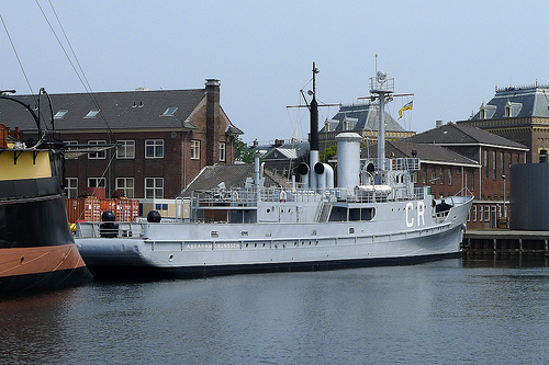 HNLMS Abraham Crijnssen se conserva en el Museo de la Marina Neerlandesa en Den Helder, Holanda