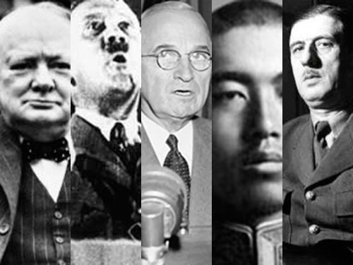 Los líderes de la Segunda Guerra Mundial
