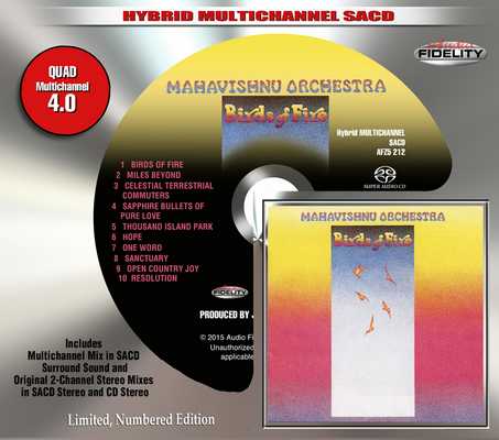 Mahavishnu Orchestra - Birds Of Fire (1973) [2015, Audio Fidelity Remastered, CD-Layer + Hi-Res SACD Rip]
