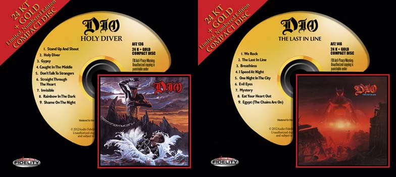 Dio - Holy Diver & The Last In Line (2012, Audio Fidelity, Remastered)
