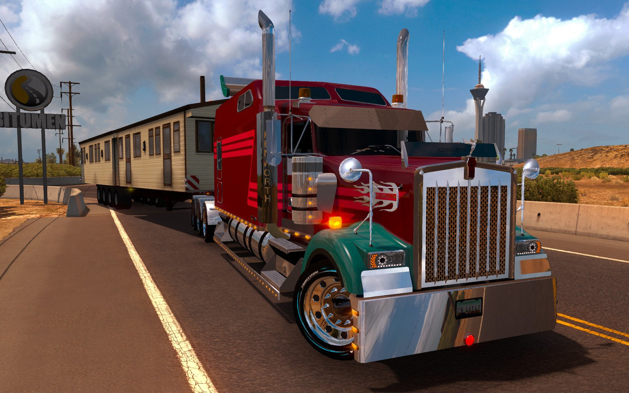 American Truck Simulator Kenworth W900 Long Remix 1 5