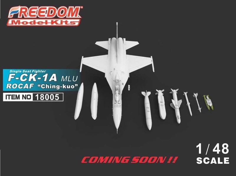 Freedom Models 1/48 ROCAF F-CK-1D "Ching-Kuo" Two Seat Fighter # 18006 