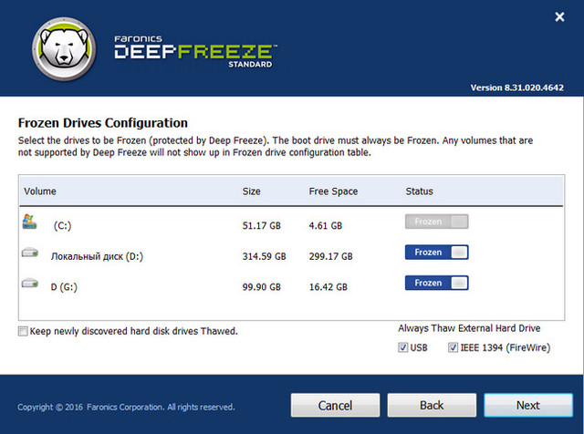 deep freeze software unlock