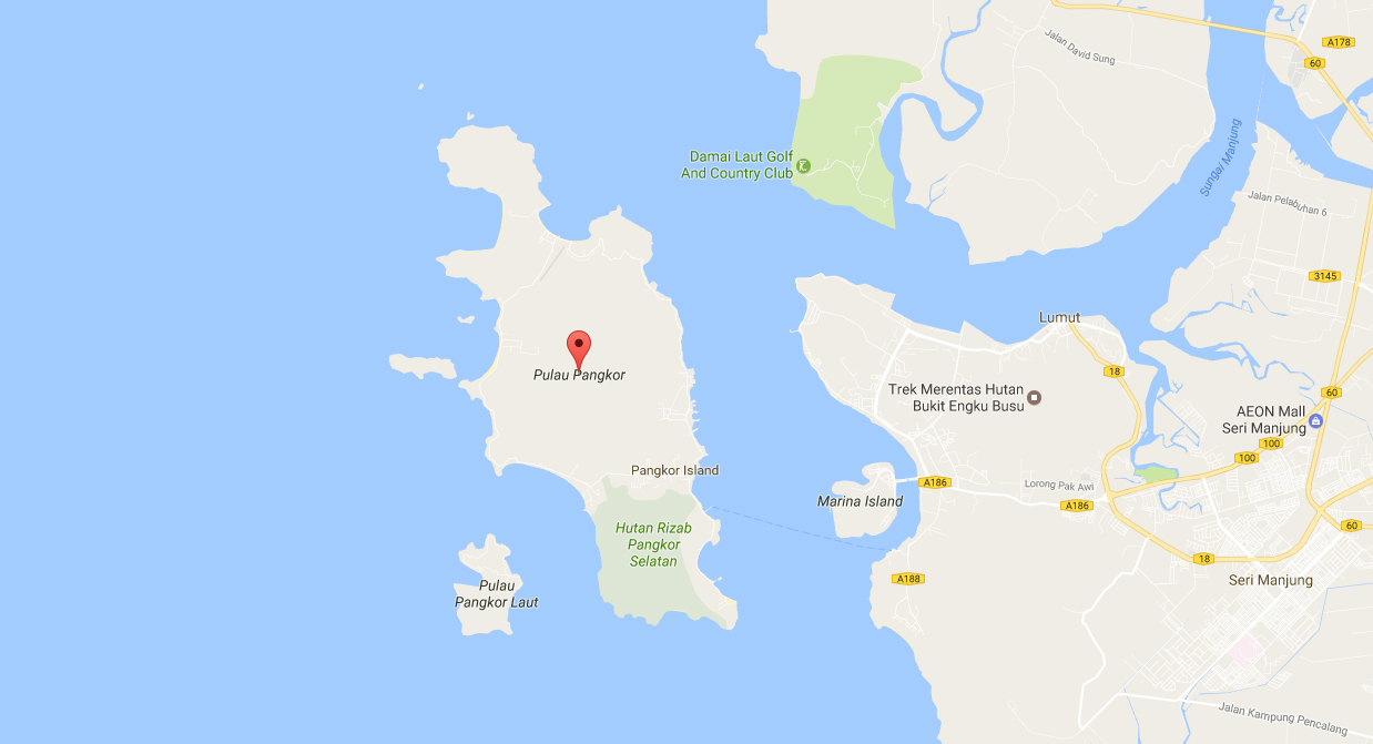 peta pulau pangkor
